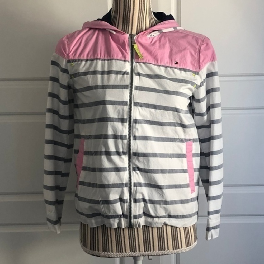 Girls' Tommy Hilfiger Windbreaker with Hoodie